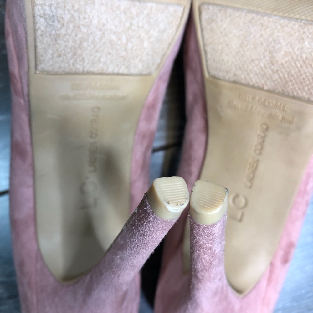 SOLD. LC Lauren Conrad blush pink heels - Picture 6 of 6